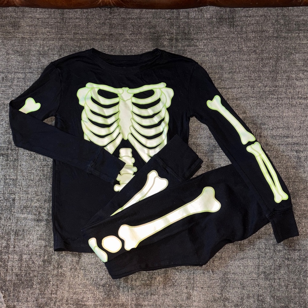 GAP Kids Black Organic Cotton Pajama Set